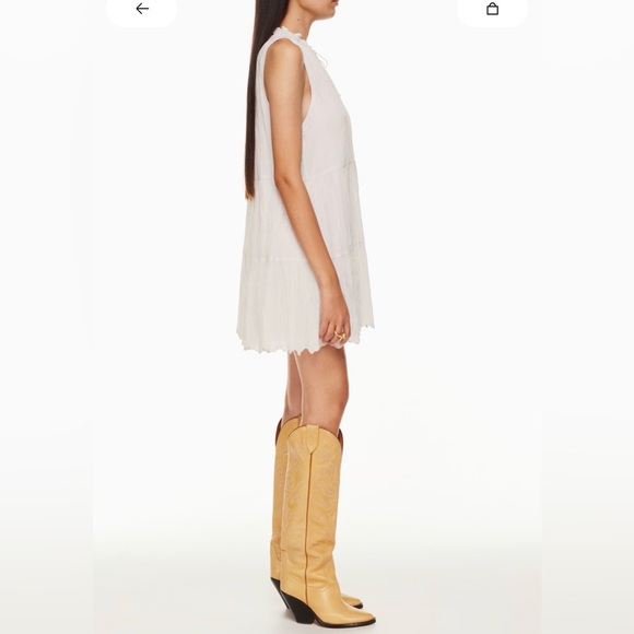 Wilfred Daiquiri Dress -Vin Gris (Very Pale lilac pink) -Size M-NWT - Picture 6 of 14